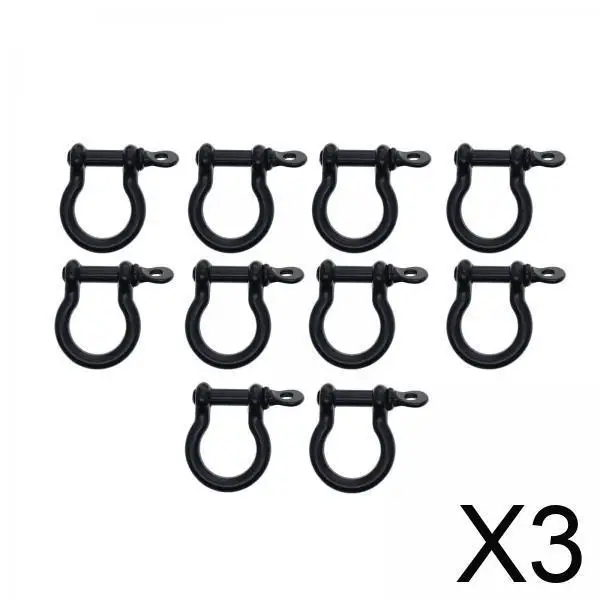 

Horseshoe Buckles Key Ring Material Bow Shackle D Rings Connector for Jewelry Handmade Wallet Purse Bag