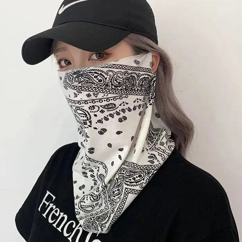 Mode Punk Sonnencreme Maske Für Männer Frauen Sommer Gesicht Hals UV Schutz Ohr Schal Hip Hop Outdoor Sport Radfahren Bandana Schals – Detail 13