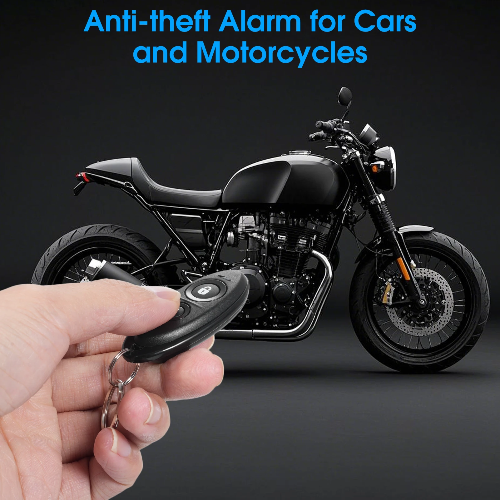 

Motorcycle Security Kit, Anti-Theft Car Device Alarm System with Remote, Sound Alert, Vibration Sensor and Current Sensor