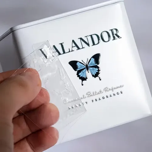 100 Uds. Pegatina personalizada 3D Metal dorado colores mezclados DTF Crystal Company Logotipo de la marca etiquetas de calcomanía personalizadas de boda calcomanía en relieve