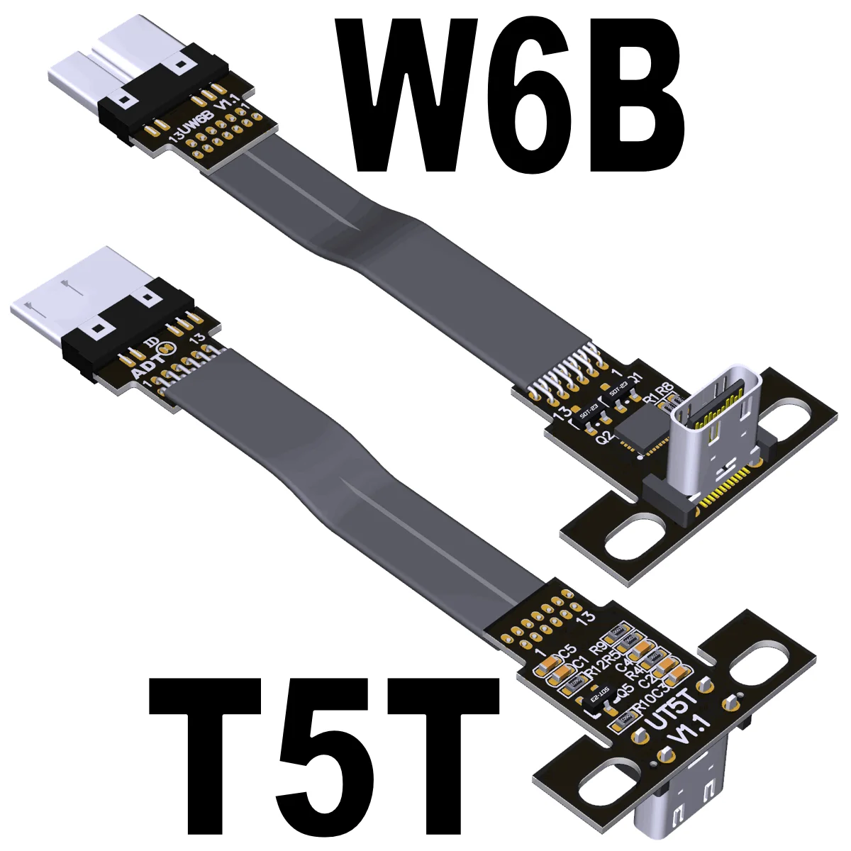 90-градусный складной ленточный кабель Type-C USB 3.0 Micro-B OTG Тонкий плоский гибкий FPC зарядка для бесщеточного ручного стабилизатора Mon