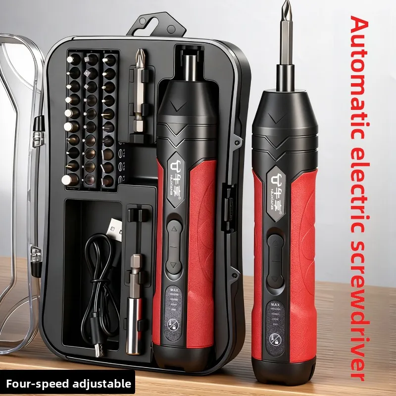 Compact Household Multifunctional Screwdriver Industrial‑grade High Torque Manual‑Automatic Integrated Power
