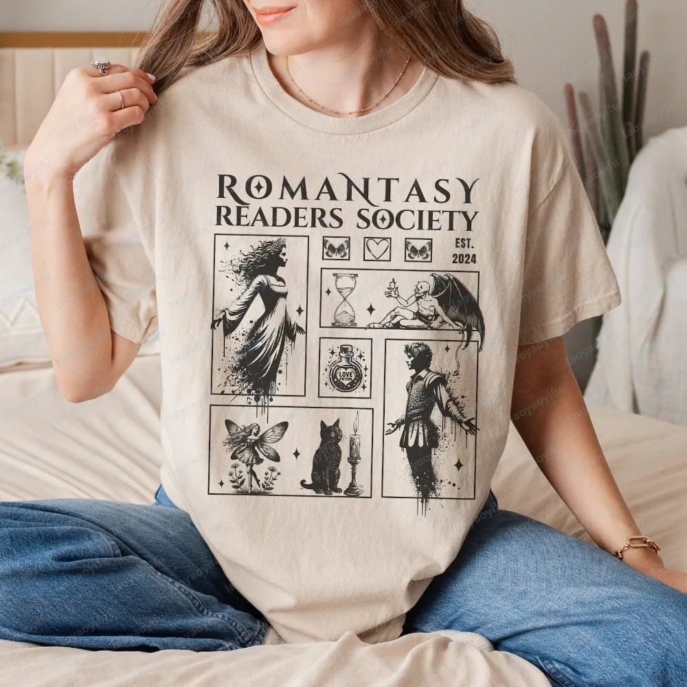 Romantasy Light Academia Shirt Fairy Grunge Tshirt Romantasy Reader Forbidden Romance Bookish Shirt Dark Romance Enemies Lovers