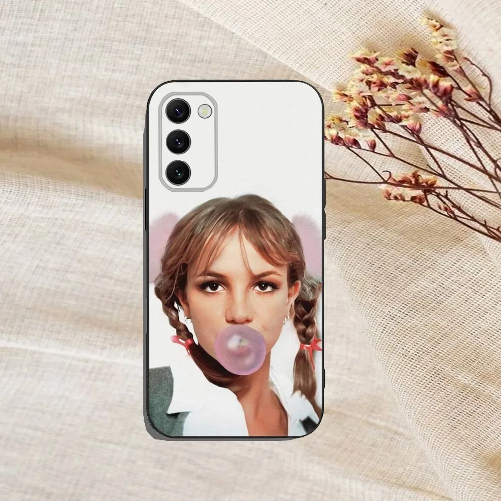 B-Britney Spears Singer Phone Case For Samsung Galaxy A13,A21s,A22,A31,A32,A52,A53,A71,A80,A91 Soft Black Cover