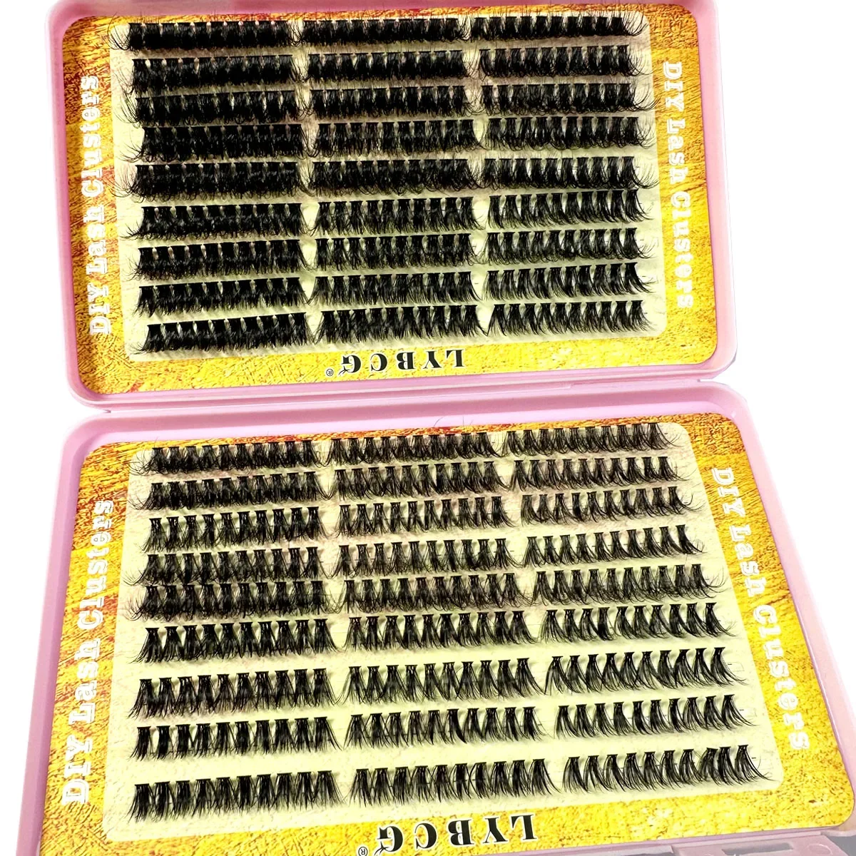 540 Stuks 5D Pluizige 10-18mm Mix Wimpers Cluster 30D-100DThick Wimper D/CC Krul Individuele Wimpers DIY Lash Extensions Wimpers