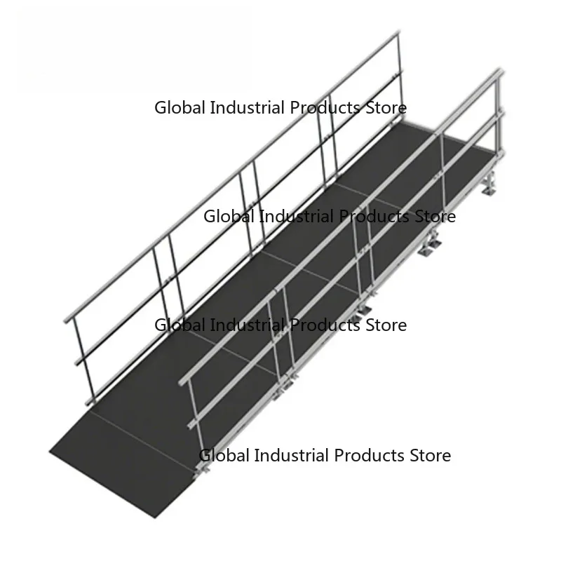 Universal Straight ADA Aluminum Stage Ramp for 16-Inch High Stages Durable Accessible Performance Platform for Sale