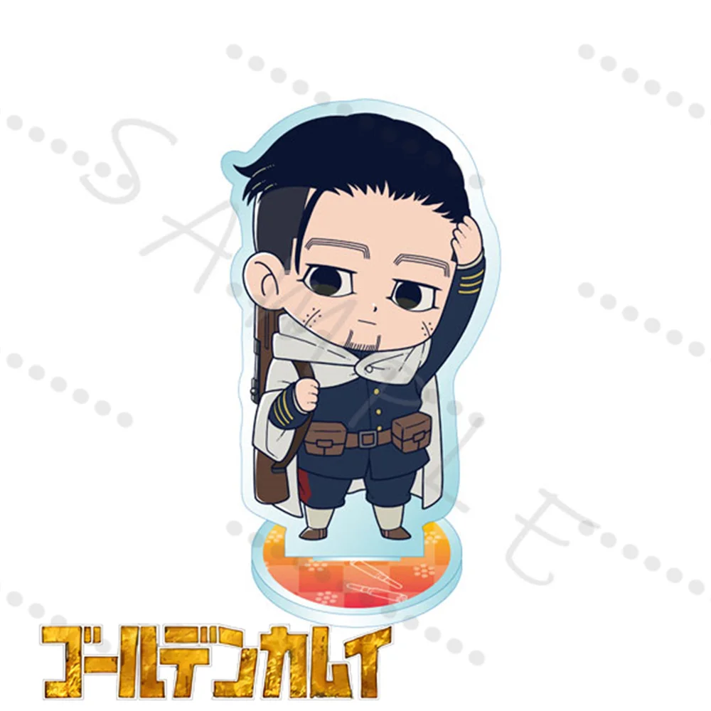 Anime Golden Kamuy Acrylic Signboard Model 10cm Desktop Ornament Collectible Goods Fan Gift
