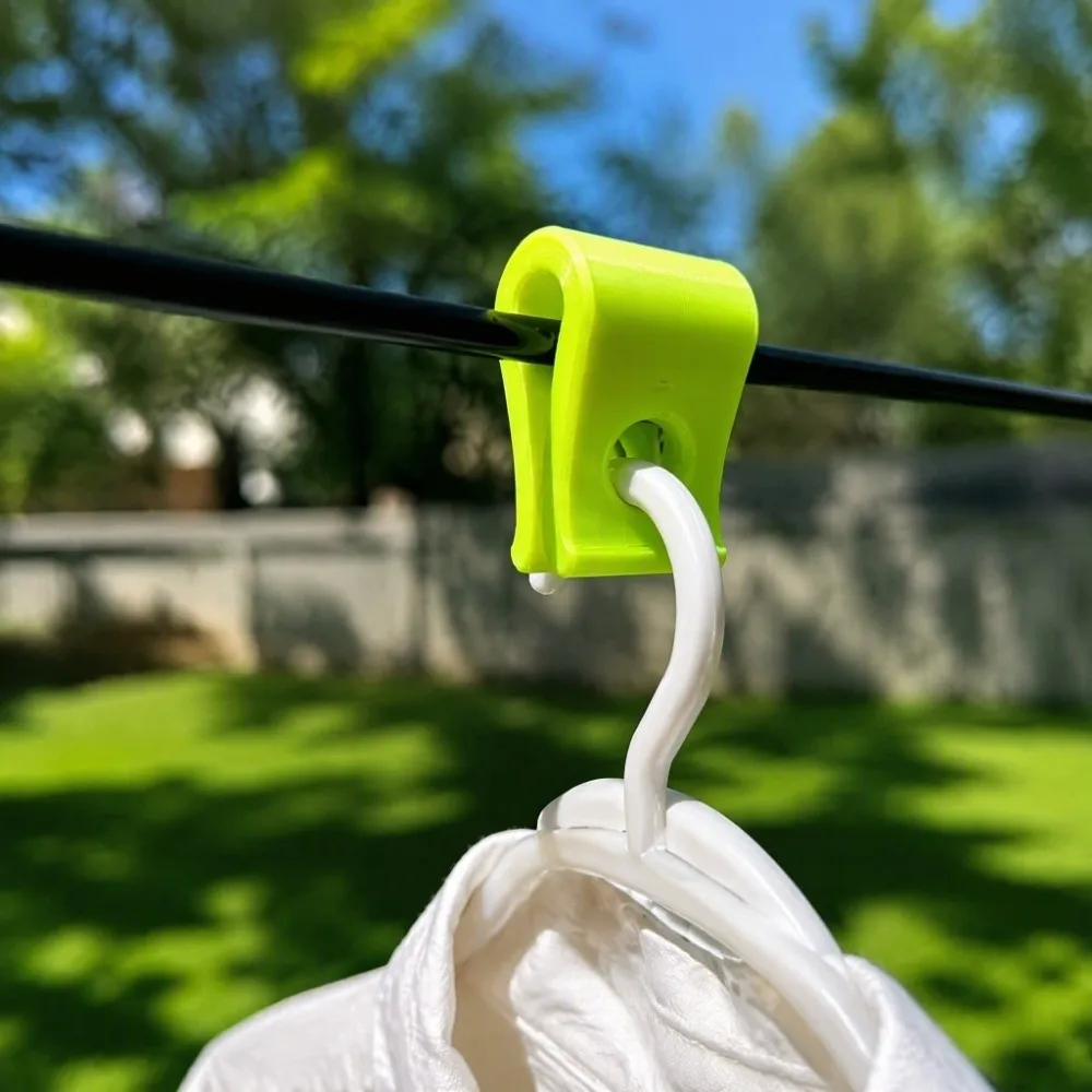 3D Printed Windproof Clothes Pegs Multi Functional Lightweight Laundry Fastening Clips No Drill Design Built In Hook