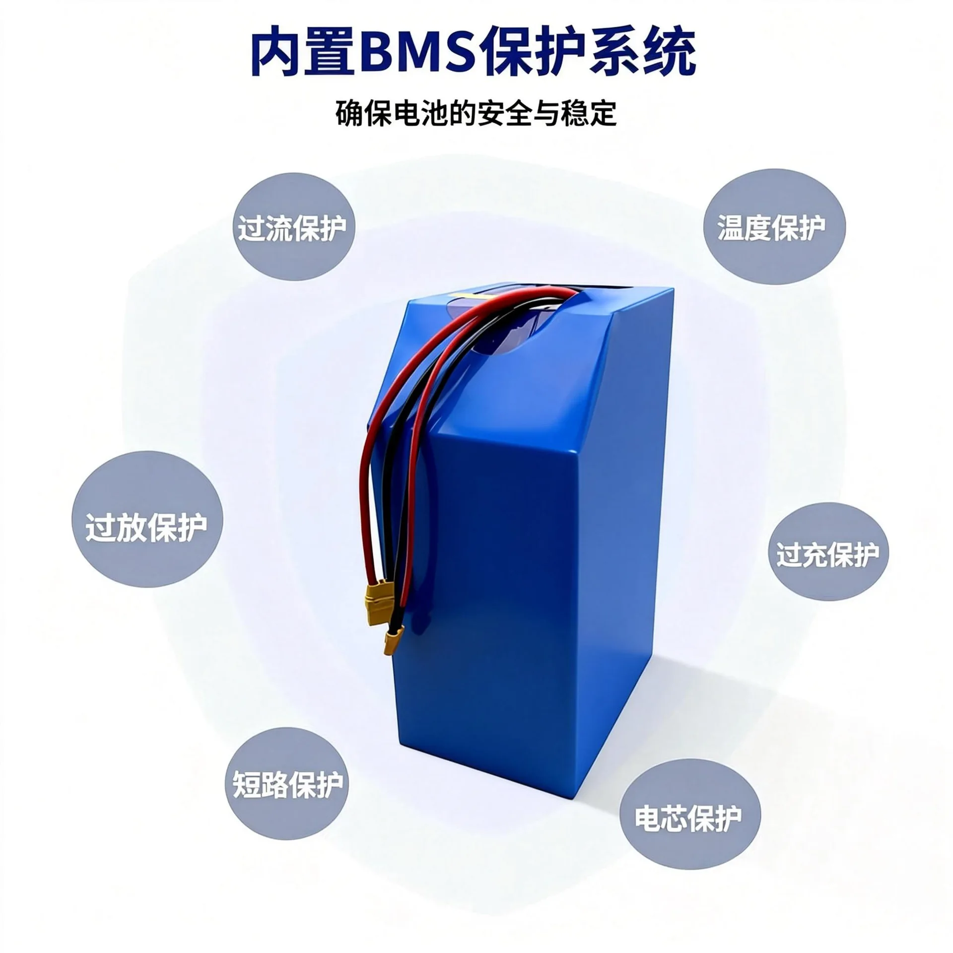 Manufacturer supplies 48V 40AH high-power lithium battery AGV tractor industrial forklift handling robot battery