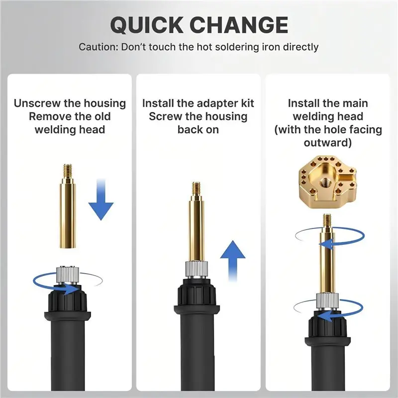 AS60-Multi-Hole Soldering Iron Kit For PS5 For One Series S& Switch Controllers- Joystick Replacement Tips
