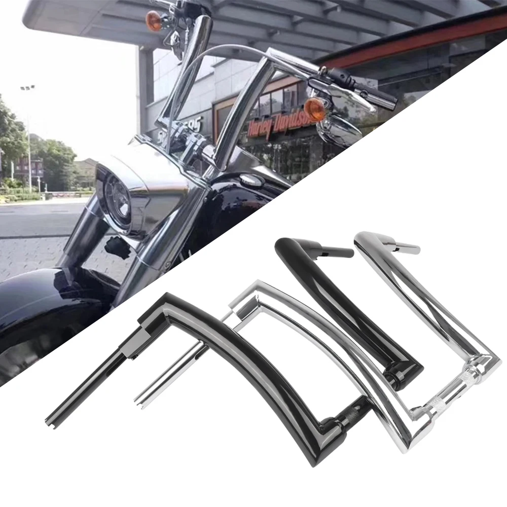 

Руль мотоцикла 12 "14" 16", совместимая с Harley Dyna Softail Sportster 883 1200 XL883 XL1200 Road King Road Glide