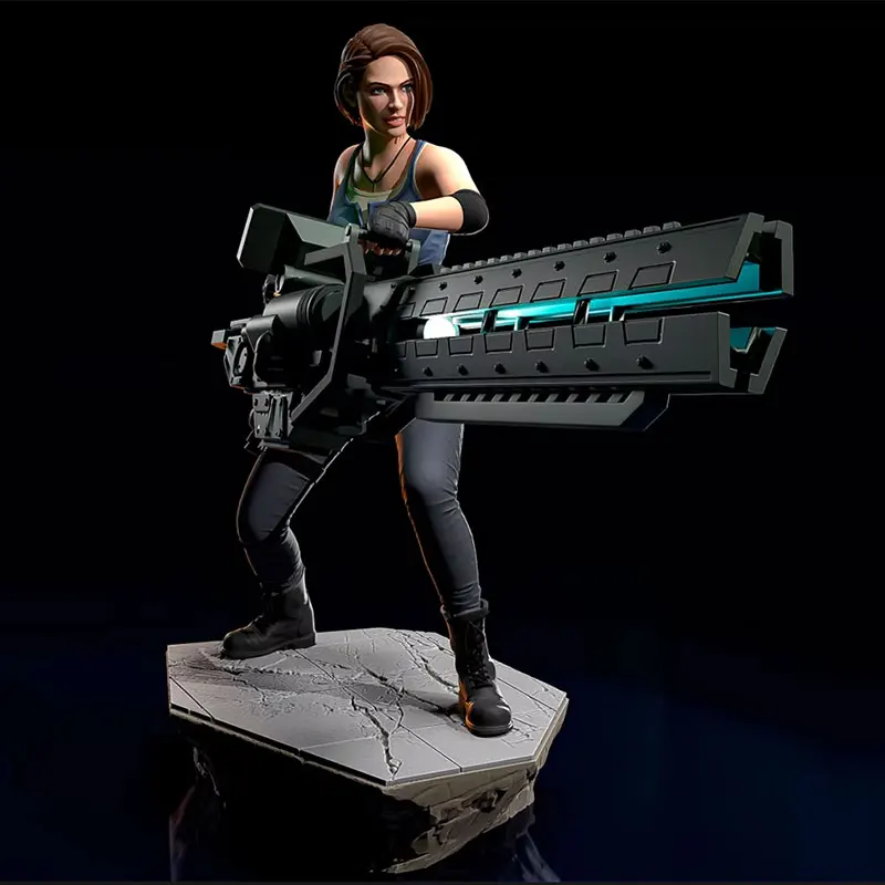 

1/24 75 мм 1/18 100 мм модель из смолы Resident Evil Girl фигурка неокрашенная фигурка 1/24 350