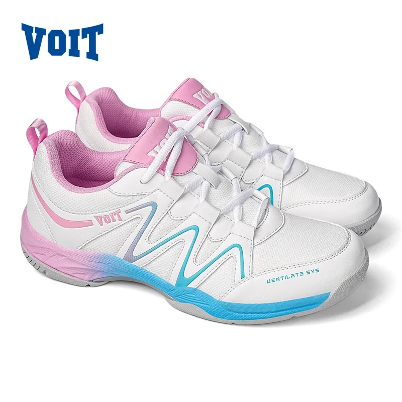 VOIT Badminton Shoes Man and Woman Non-slip Wear-resistant Shock-absorbing Sneakers  Ultra-light Tennis Ping pong Training Shoes