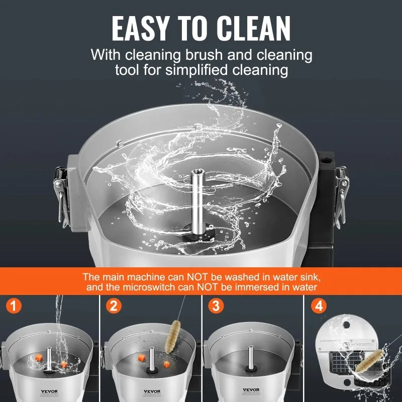 SucceBuy Electric Vegetable Slicer 4 in 1 Multifunctional Food Cutter Vegetable Chopper for Slicing Shredding Dicing Slitting view 4