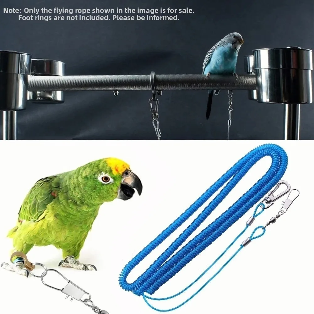 Ultra-light Parrot Training Leash 3/5m Length Options Flexible Rope Pet Training Tools Anti-bite Bird Flying Leash Pet Supplies