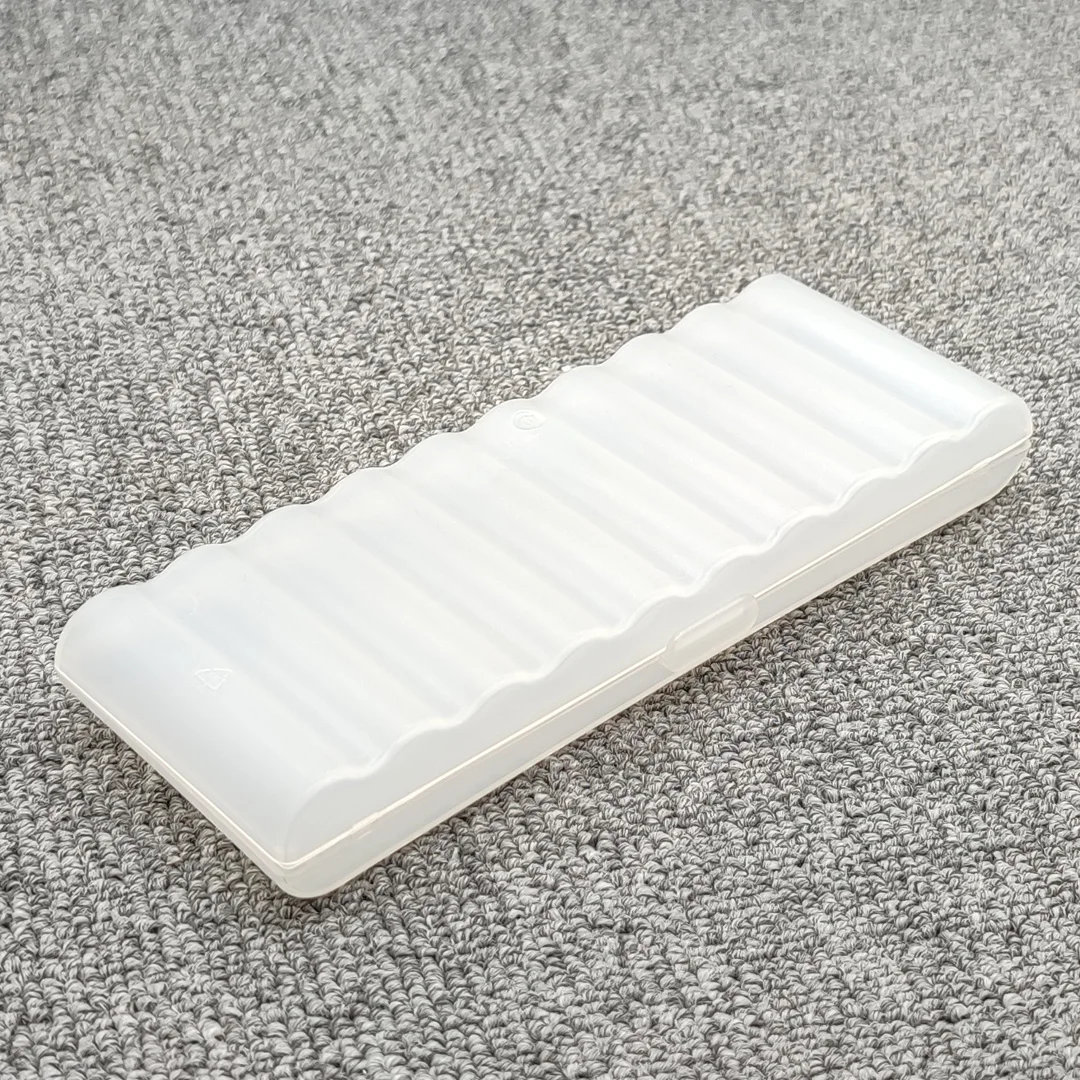 Battery Storage Box 10AA/10AAA Hard Case Holder Rechargeable Battery Power Bank Plastic Case
