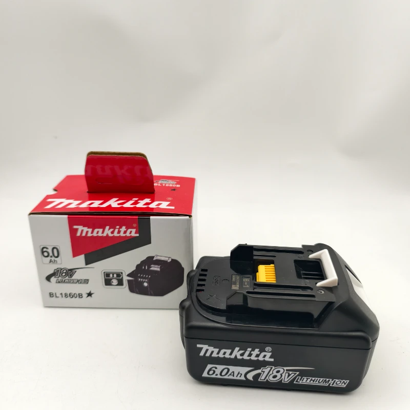 `18V LXT 6.0Ah Li-ion Battery BL1860B, BMS Protected, Replacement Pack For Makita BL1830 BL1840 BL1850 Power Tools`