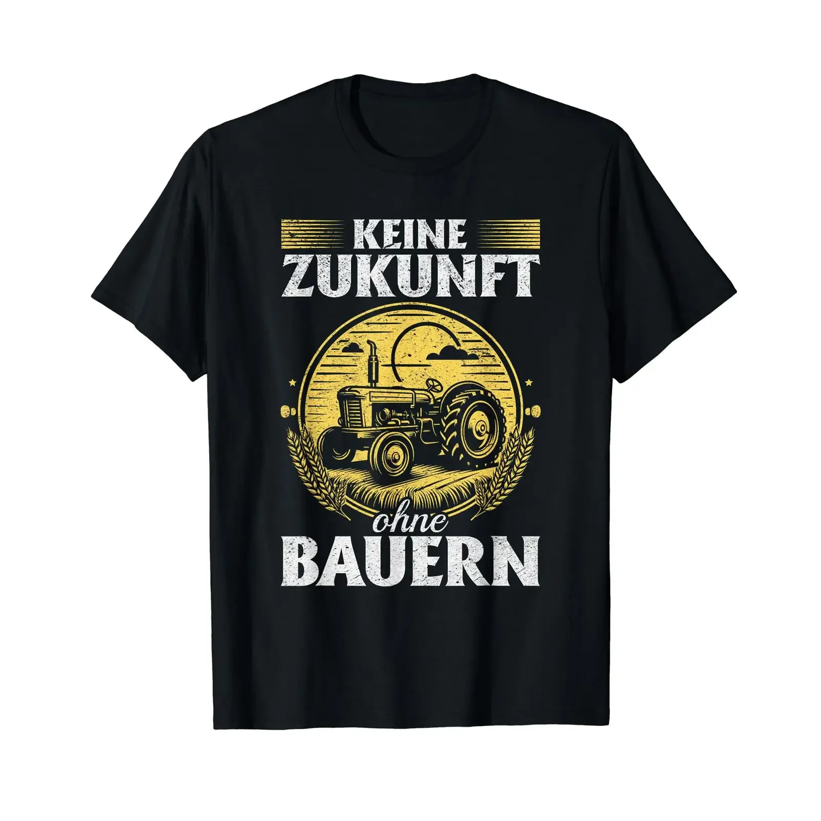 No future without farmers T shirt for everyone involved in agriculture vintage Washed Soft Breathable Casual Comfortable homme