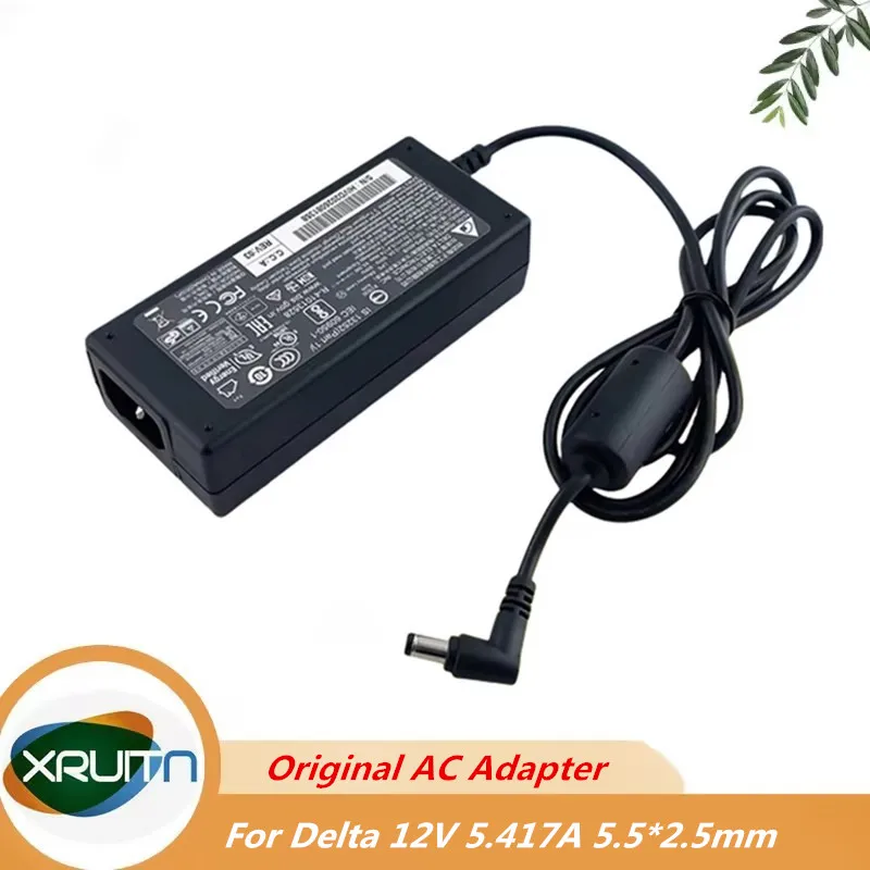 

Genuine for Delta DPS-65VB AC/DC Adapter Charger 12V 5.417A 65W Power Supply Adaptor 5.5*2.5mm