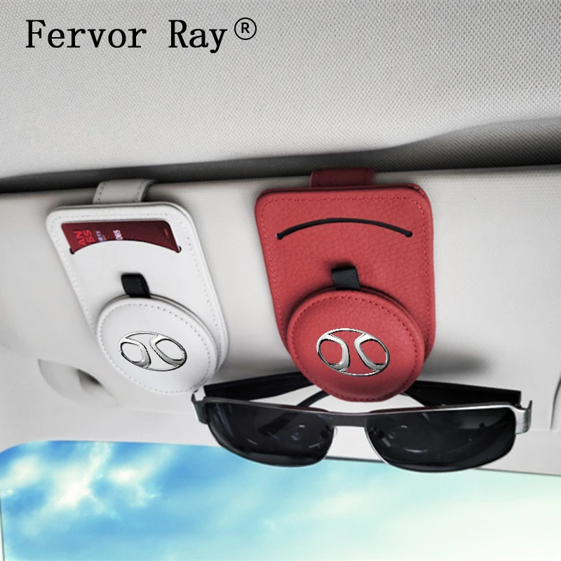 

Car Sun Visor Glasses Clip for BAIC x55 Beijin Senova X25 X35 X65 BJ20 EV2 EV5 BJ40 2022 2023 Storage Holder Sungglasses Clips