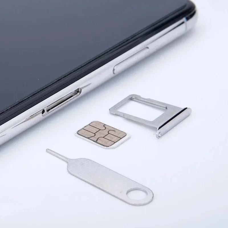 5 buah baki kartu Sim pelepas kunci pin pelepas untuk iPhone Samsung Huawei Xiaomi Tablet jarum pelepas logam Universal