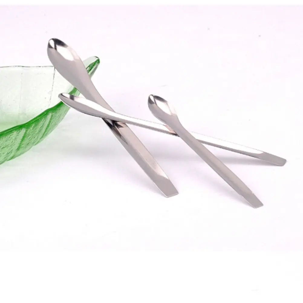 3pcs/Set Stainless Steel Medicinal Ladle Spoon Chemistry Experiment Pharmacy Lab Use Length 10/12/14cm