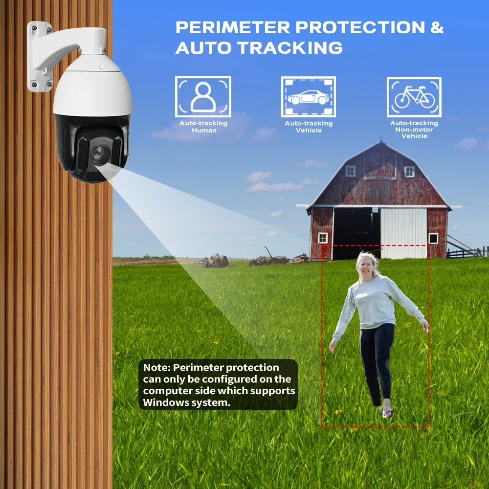 22X 25X 33X 36X Sunba تتبع السيارات PoE الناس عد في الهواء الطلق محيط إنذار UNV IP PTZ 3MP 4MP 5MP كاميرا البث المباشر #2