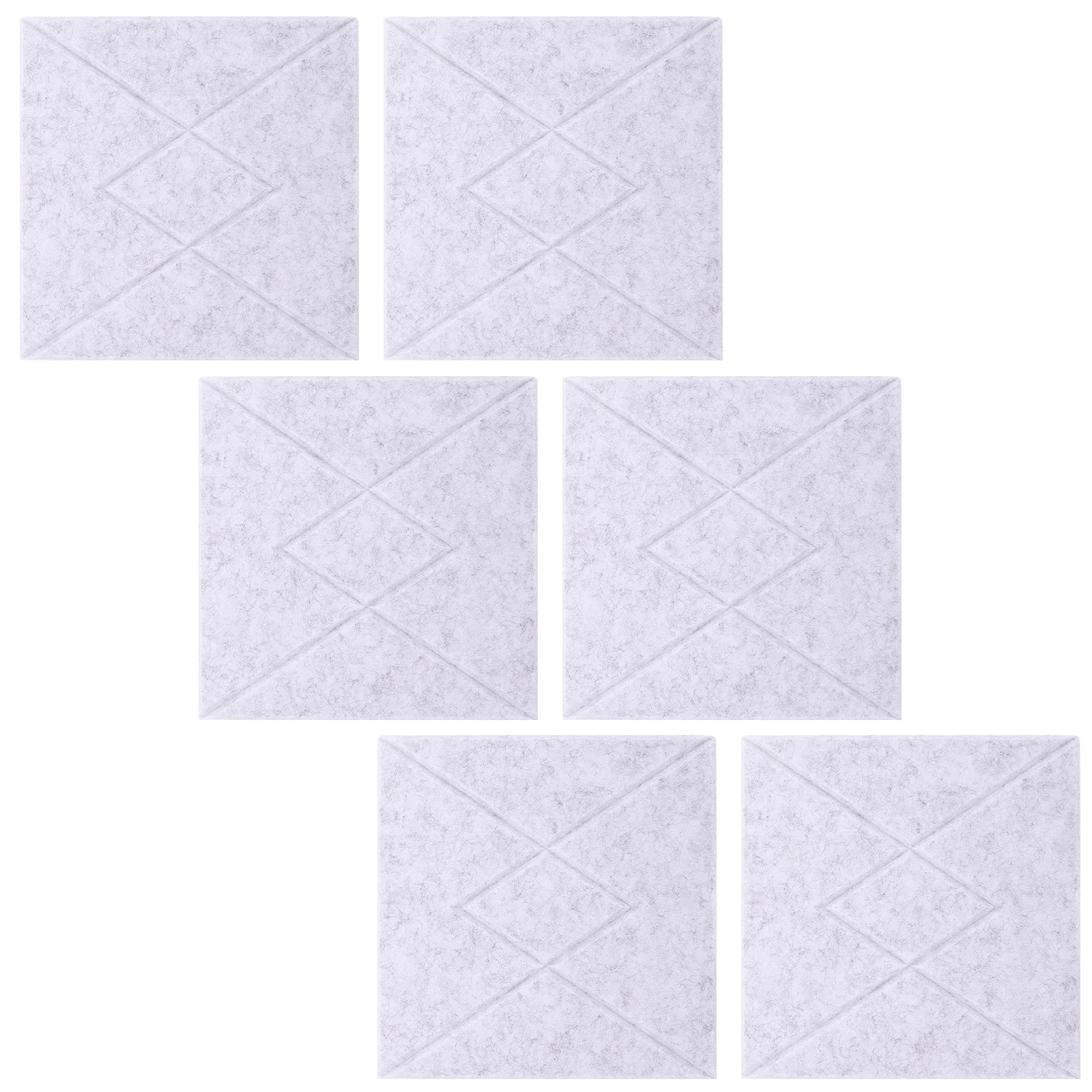 6 قطع من ألواح الحائط المصنوعة من البوليستر على شكل حرف V، بلاط صوتي عازل للصوت لعرض الصور في المكتب والفصول الدراسية #4