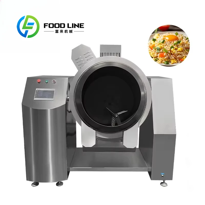 

Industrial Automatic Electric Heating Drum Stir Fry Wok Rotated Cooking Robot for Restaurant Commercial Kitchen Customized