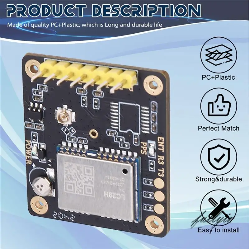 Papan Stasiun Pangkalan RTK Presisi Tinggi Penuh Quectel LC29H Frekuensi Ganda L1/L5 Modul Pemosisian Output Data RTCM