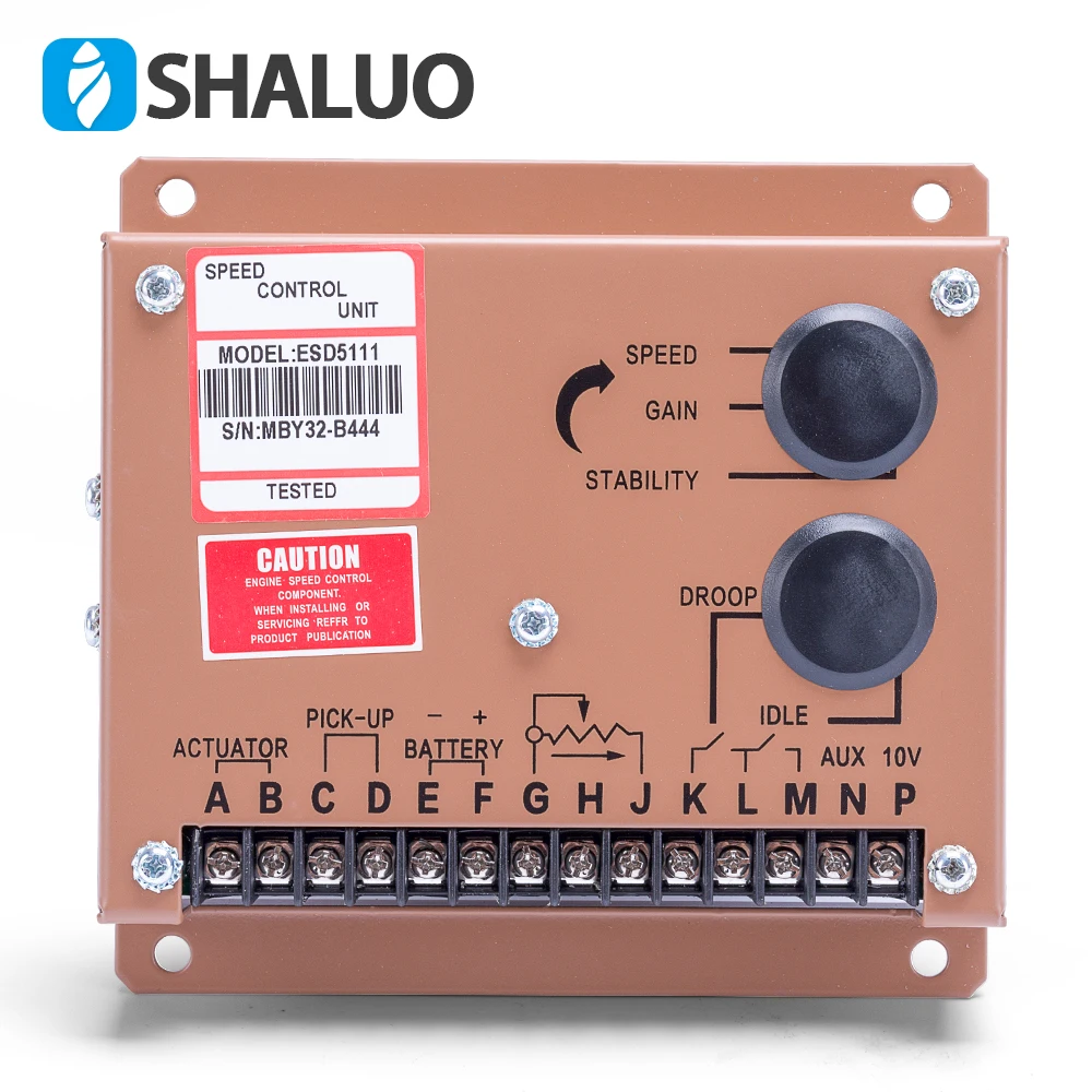 ESD5111 Engine Governor Speed Controller Diesel Generator Control Module Board Power Supply AC Motor Genset Parts 12v 24v