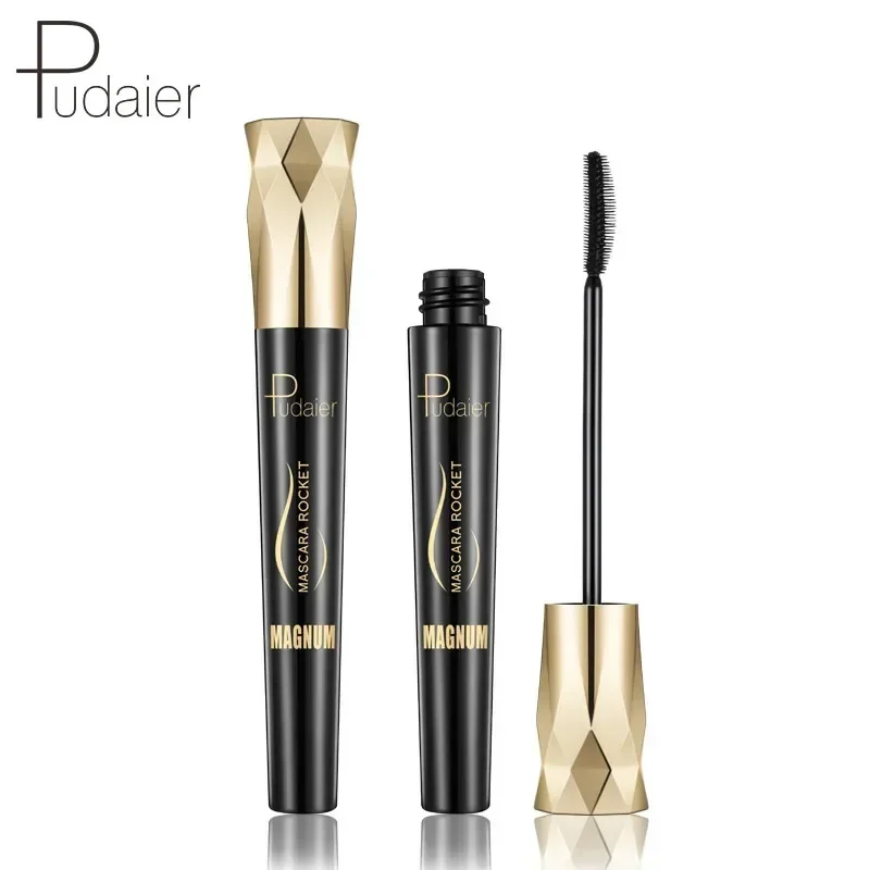 Pudaier-Mascara pour les cils 4D, maquillage super noir, longue bouclage, allongement, sans écaillage, sans bavure, définition, optique étanche, nouveau