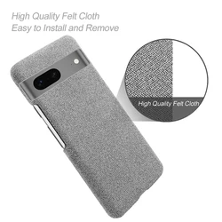Anti-slip Ultra Thin Fabric Cloth Case For Google Pixel 7a 7 pro Anti-Drop Phone Bag Cover For Google Pixel 7a 7 7pro Funda