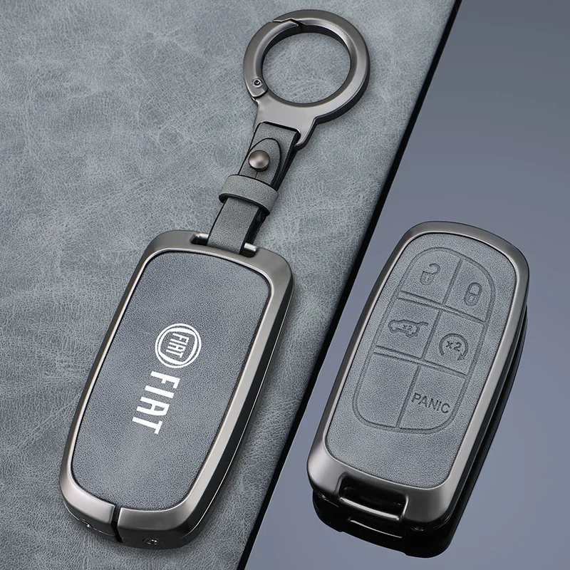 Fiat Car Smart Remote Key Case Cover For Fiat Freemont Toro 500L 500X 2016 2017 2018 Dodge Jeep Chrysler 2021 2022 Accessories