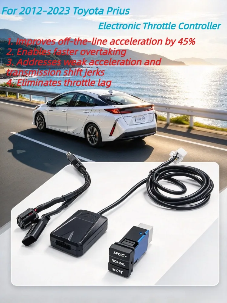 Electronic Throttle Controller  Acceleration Booster For 12–23 Toyota Prius  Eliminates acceleration lag Fixing Slow
