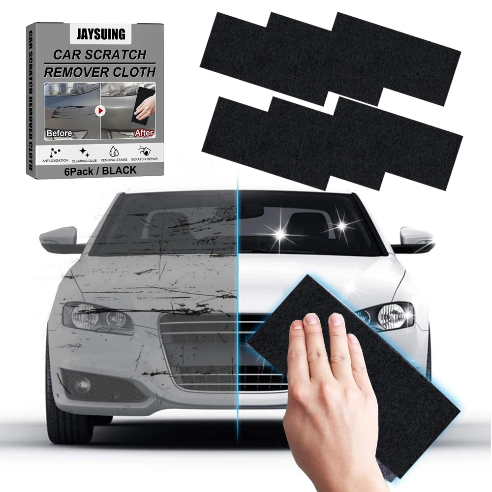 

6pcs Universal Car Water Stain Scratch Wiping Cloth Car Scratches Cleaning Cloth Car Scratch Care Tools Auto Wash Accessories