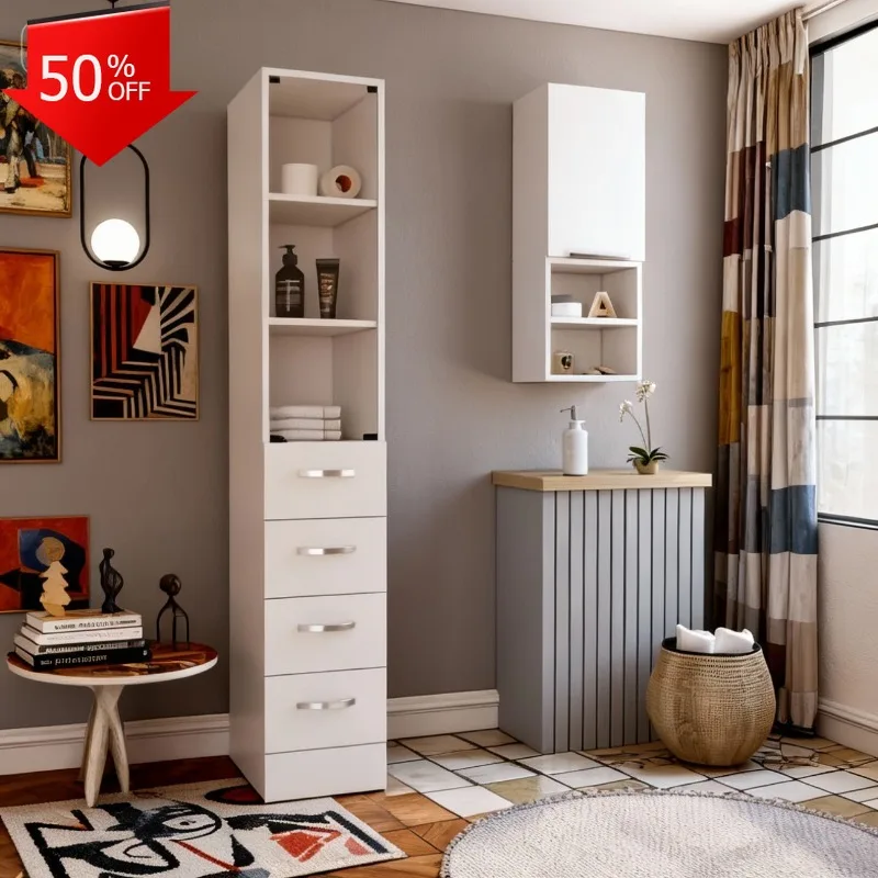 

Small Storage Furniture Space Saving Cabinet Bathroom Closet Multipurpose Cabinets Locker Shelf Wc Toilet Organizer Cabine Home