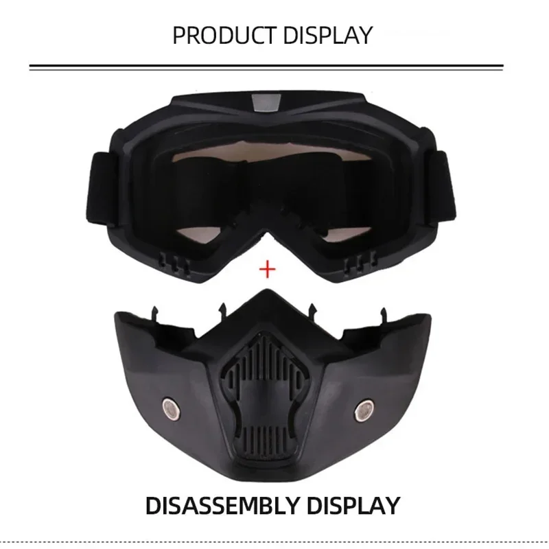 1Pcs Windproof Goggle Outdoor Sport HD Snowboard Motorcycle Motocross Riding Mask Goggle Summer UV Protection Eyeglasses