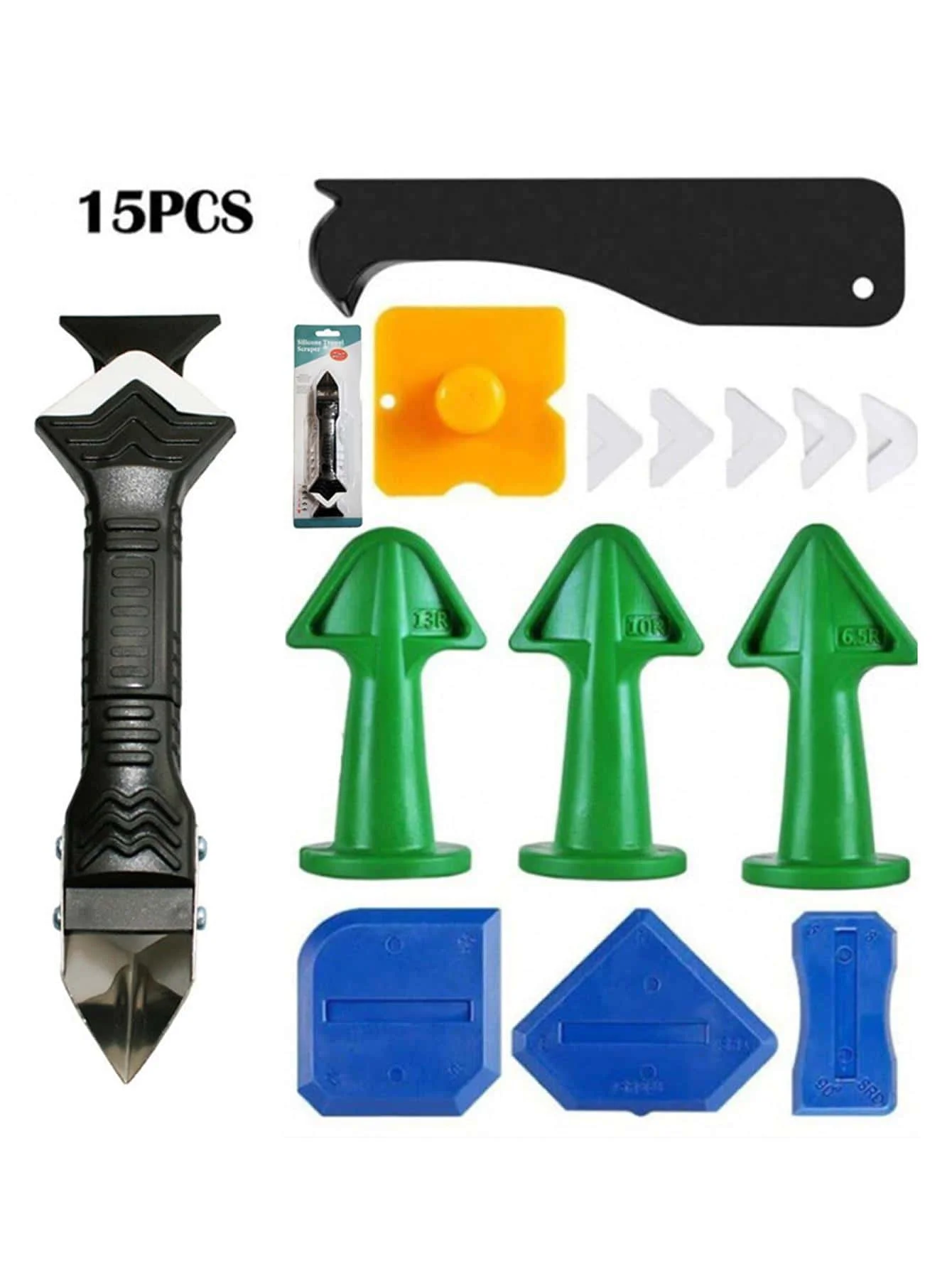 1 Set of 15 Joint Filling Tools, Vacuum Formed Silicone Nozzle, Beautiful Joint