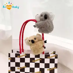 Hot New Koala Bear Plush Hairpin Clip Cute Animals Cosplay Hair Accessories For Girl Child Cartoon Ponytail Hardware Koala Model