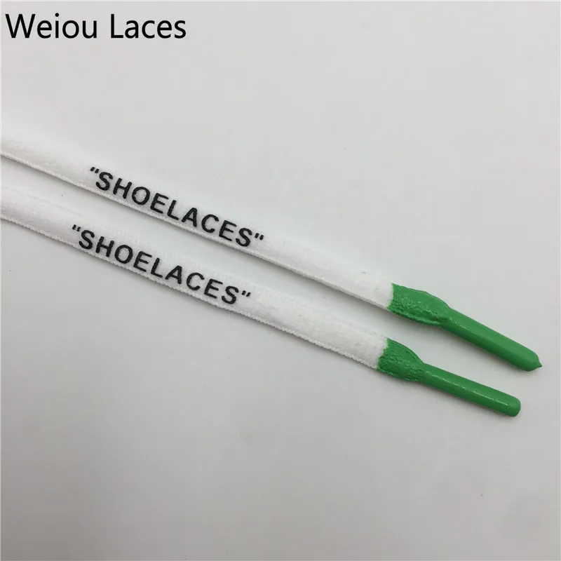 Weiou Lace Epoxy Tips Sneaker Accessory Foot Wearing Polyester Flat Cord Oval String 6MM Sporting Basketball Replacemence Rope