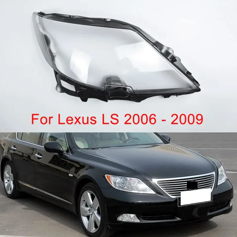 For Lexus LS460 2006 2007 2008 2009 Headlight Shell Lamp Shade Transparent Cover Headlight Glass Headlamp Cover