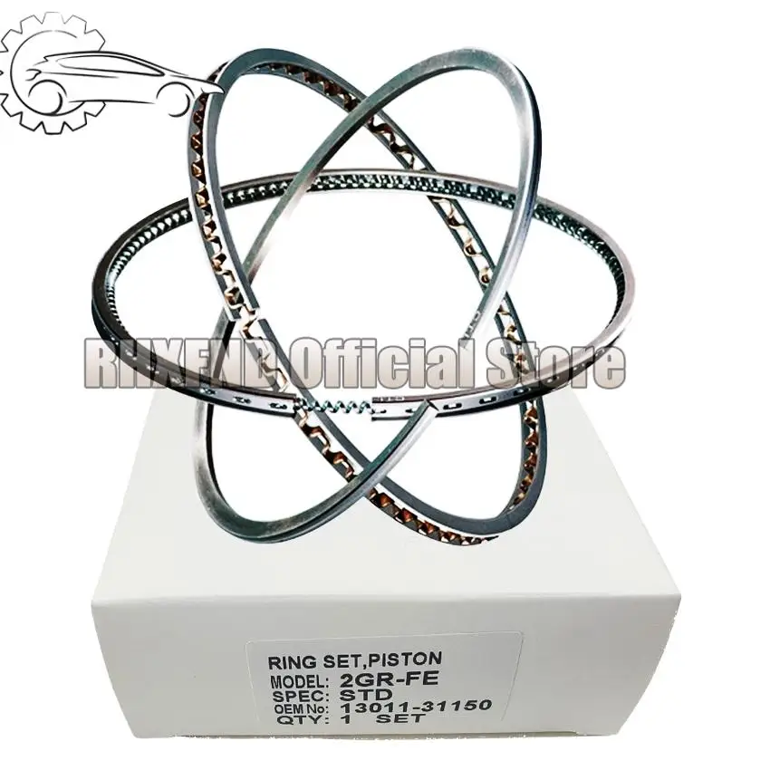 13011-31130 2GR-FE STD new engine piston rings suitable for Lexus RX300 RX350 Harrier Camry RAV4 Pioneer