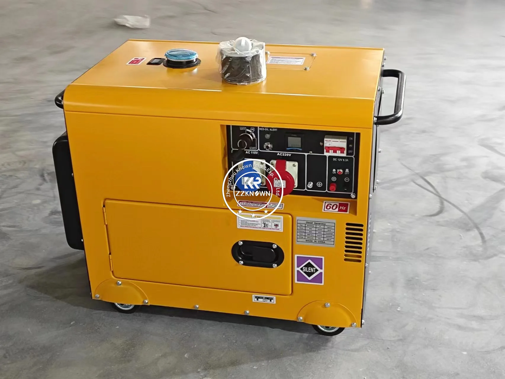 Heavy Duty Portable Silent Diesel Generator Industrial Backup Power Generator for Construction Camping Emergency