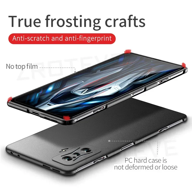 For Redmi K50 Gmaing Case ZROTEVE Ultra Slim Hard PC Frosted Cover For Xiaomi Poco F4 GT Xiomi RedmiK50 Game Global Phone Cases