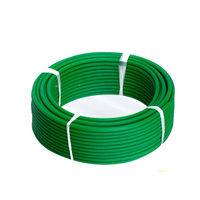 Polyurethaan Riem Pu Groene Ronde Riem Synchrone Riemen Strip Aandrijfbeweging Transportband Rond Diameter 1,5-12Mm 12/3/4/5Meter