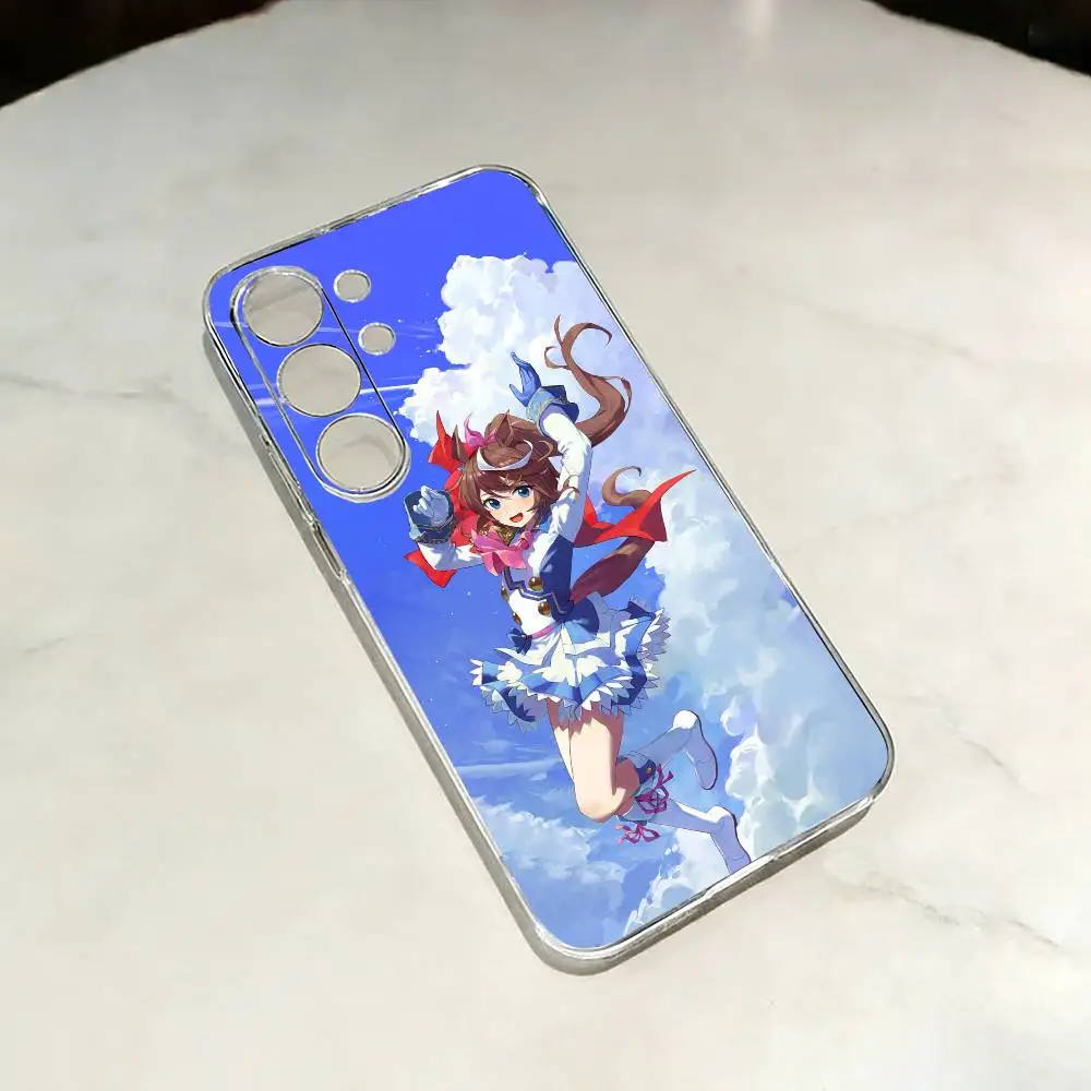 Umamusume Pretty D-Derby   Phone Case For Samsung S25,24,23,22,21,20,30,Ultra,Plus,Fe,Lite Transparent Cover