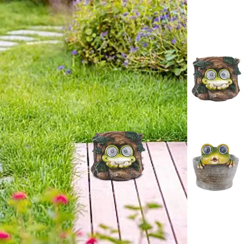 

Frogs Garden Lamp Home Decoration Frog Solar Light Landscape Lights Weather Resistant Outdoor Lighting Night Lamp For Garden Law