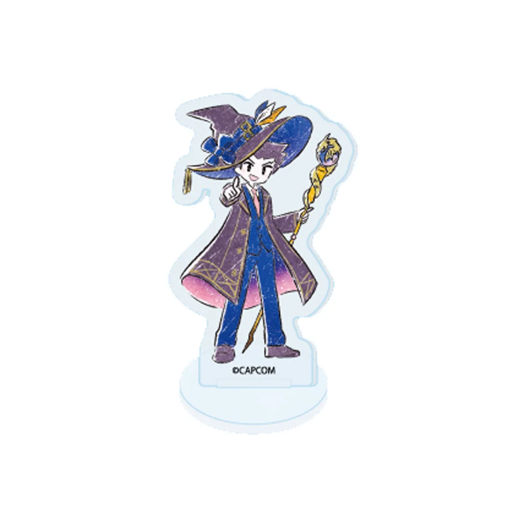 Anime Ace Attorney Gyakuten Saiban Miles Edgeworth Phoenix Wright 10CM Acrylic Stand Keychain Cosplay Desk Decor Collect Gifts
