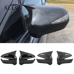 1 Pair Side Rearview Mirror Cap Wing Mirror Cover for Honda Civic 8th 2005 2006 2007 2008 2009 2010 2011